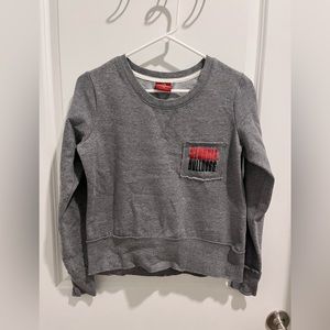 University of Georgia Bulldogs Gray, Red, and Black Women’s Sweatshirt Size XS